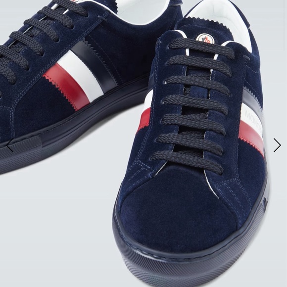 Moncler - Authentic new Monaco suede sneakers (size EU 41/US 8) - NWT - Picture 2 of 9